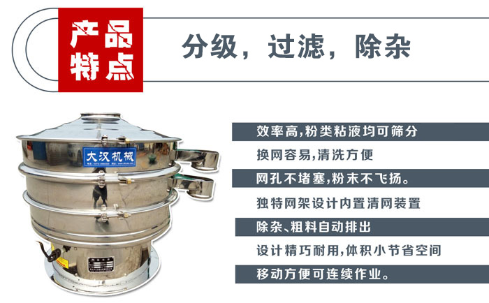 3016L醫(yī)藥篩分機特點